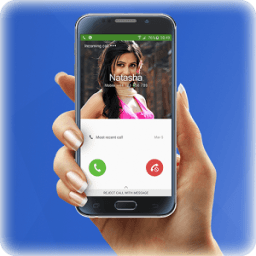 Fake phone call icon