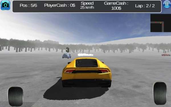 Snow Car Racing 2 تصوير الشاشة