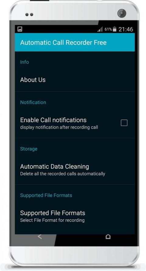 Automatic Call Recorder Free स्क्रीनशॉट 3