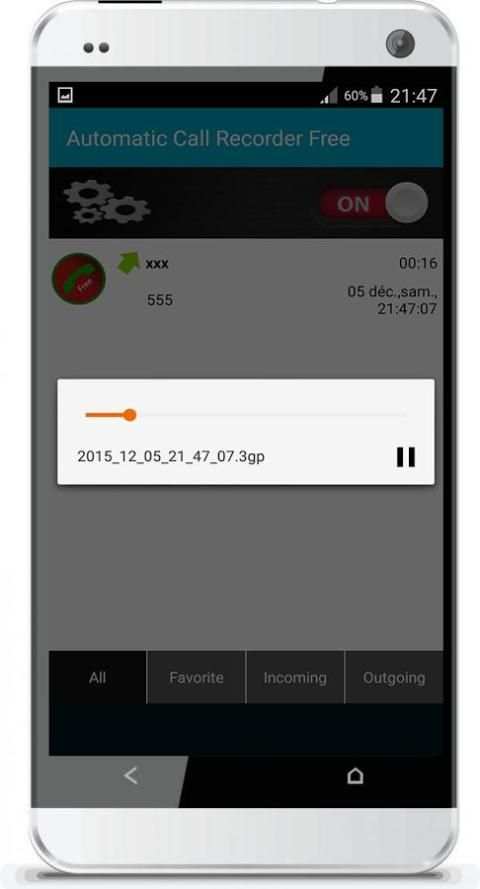 Automatic Call Recorder Free स्क्रीनशॉट 4