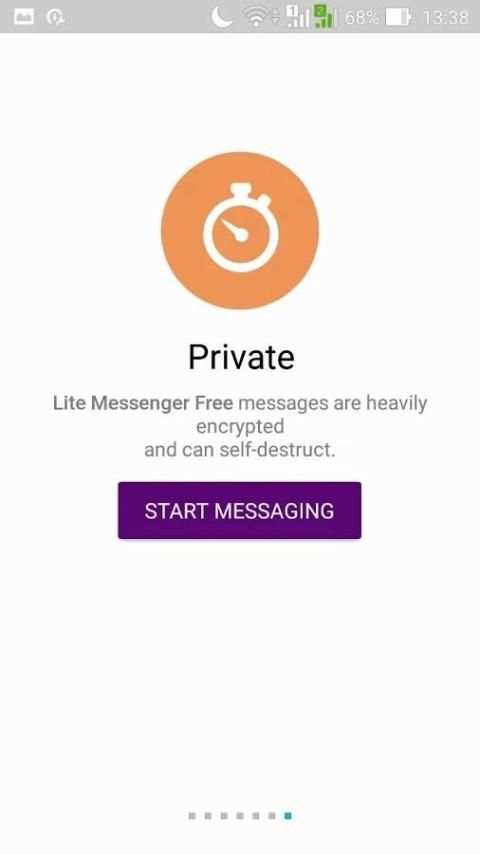 Lite Messenger Free 1 تصوير الشاشة