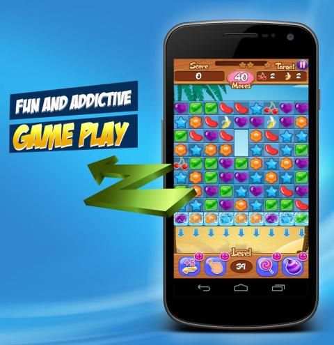 Candy Garden : Match 3 Game screenshot 1
