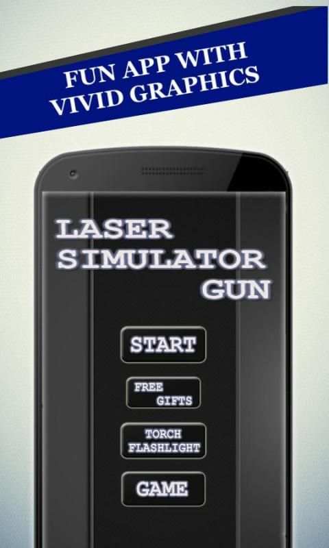 Laser Simulator Prank Gun скриншот 1