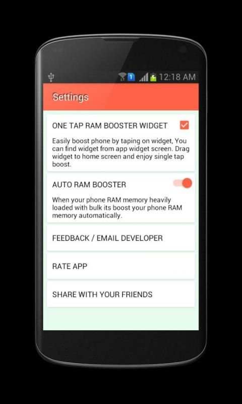 RAM Booster Speed скриншот 1