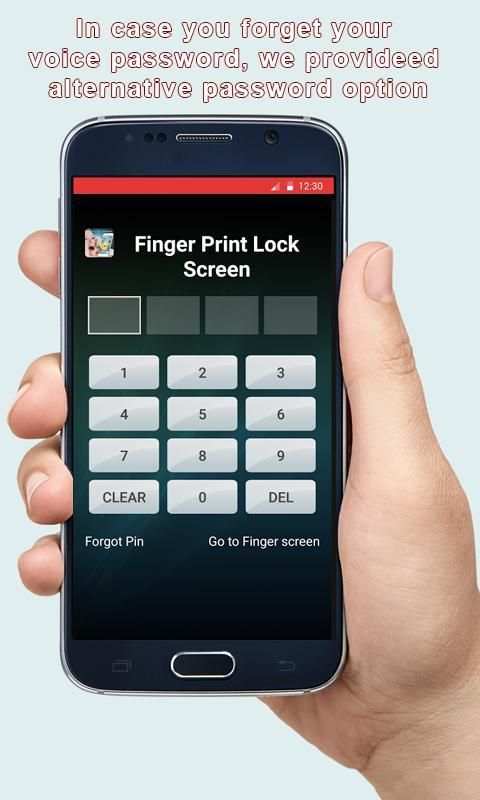 Voice Lock Screen Smart скриншот 3