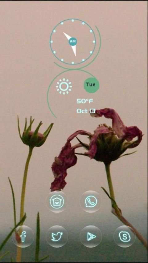 Litter Flowers Theme स्क्रीनशॉट 3
