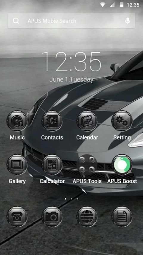 Speed Machine theme for APUS 3 تصوير الشاشة