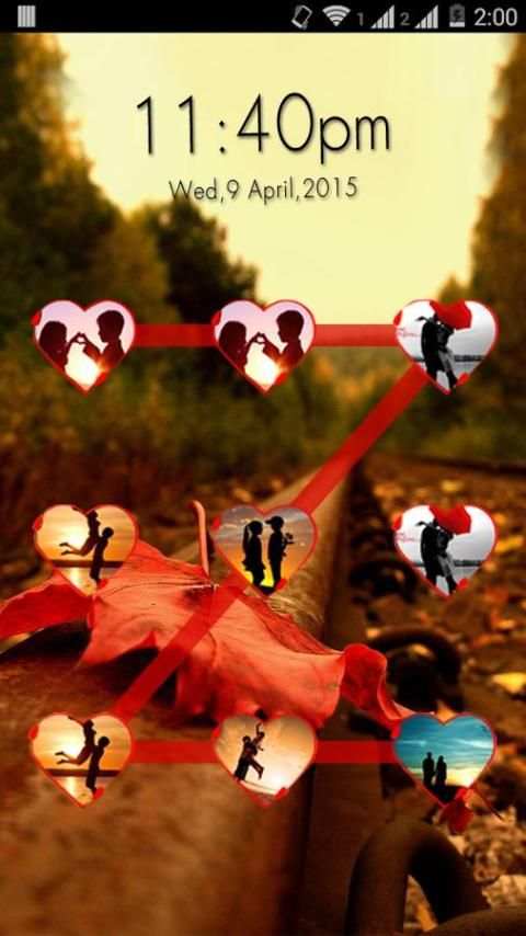 Heart Lockscreen स्क्रीनशॉट 2
