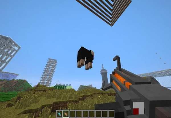 Gun Mod Minecraft Pe 0.15.0 1 تصوير الشاشة