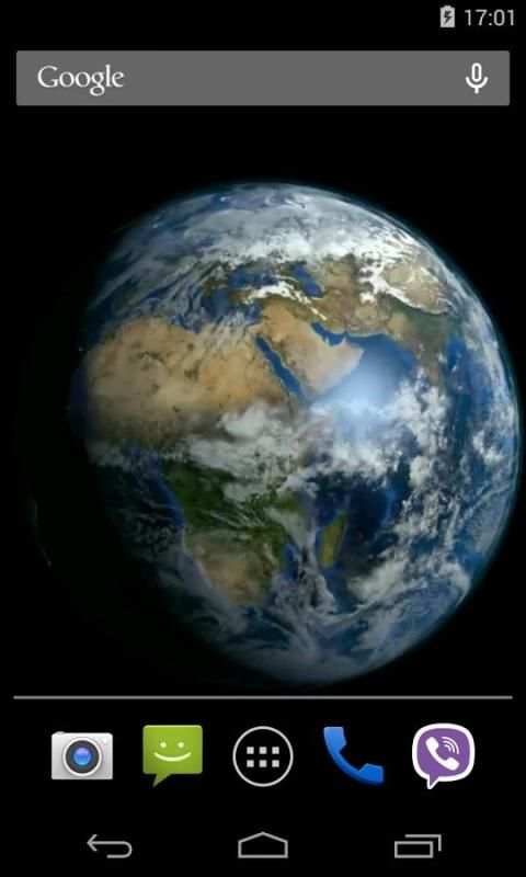 Earth Video Live Wallpaper screenshot 3