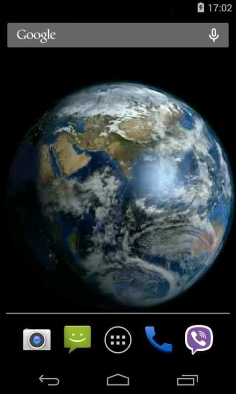 Earth Video Live Wallpaper screenshot 2