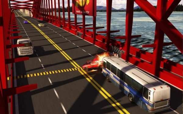 Bus Traffic Racer 2016 स्क्रीनशॉट 4