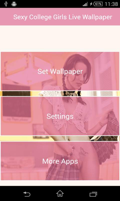 Sexy College Girls LWP screenshot 3