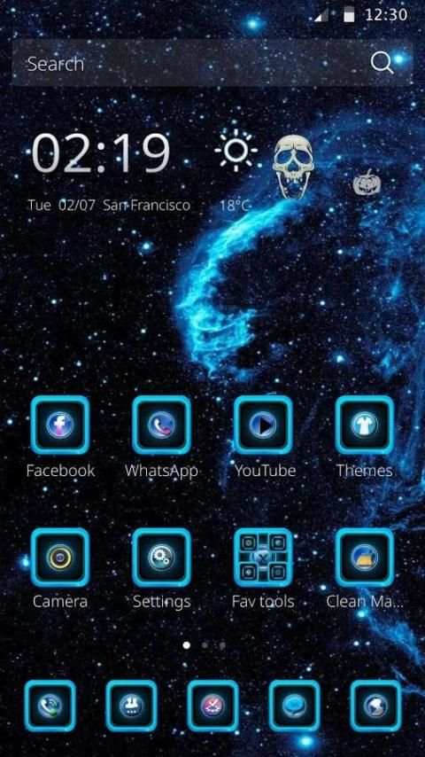 Ghost ruang tema screenshot 4