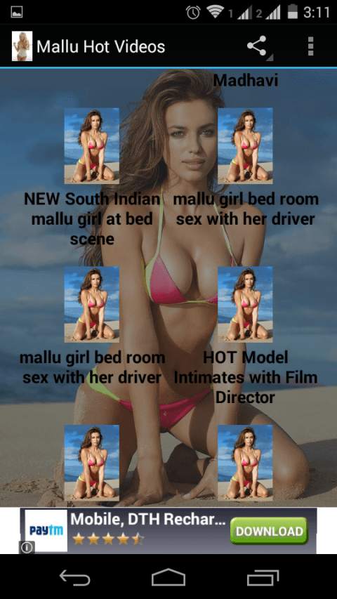 Mallu Hot Videos screenshot 1