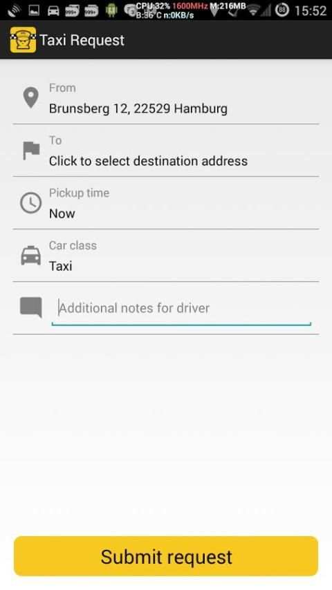 BiBi taxi screenshot 2