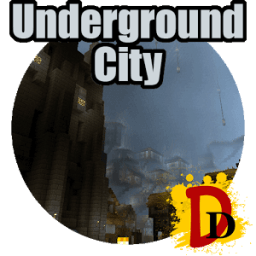 Underground City Minecraft Map أيقونة