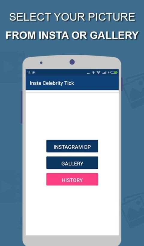 Insta Celebrity Tick Dp Maker screenshot 5
