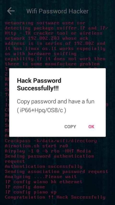 سرقة كود ويفي حقيقيPrank 100% screenshot 1