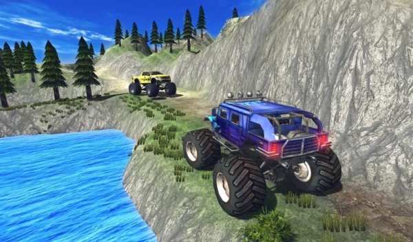 Monster Truck Driver 3D 1 تصوير الشاشة