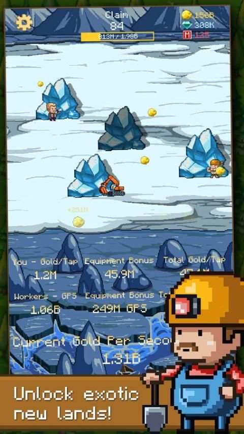 Goldcraft: Idle Games, Clicker स्क्रीनशॉट 1
