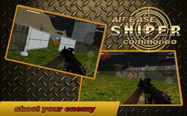 AirBase Sniper Commando Action screenshot 1