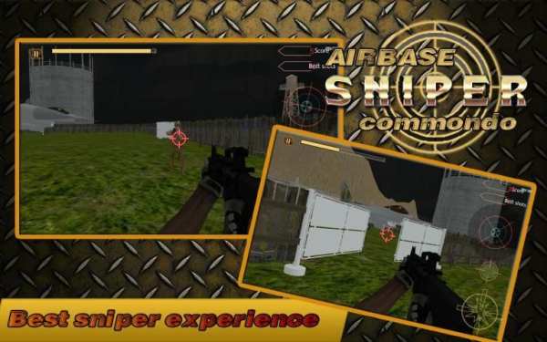 AirBase Sniper Commando Action screenshot 6