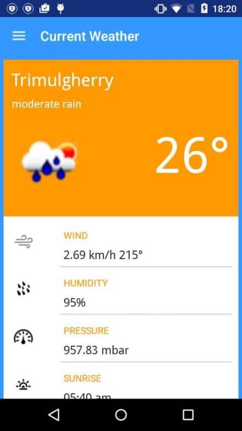 WeatherCast скриншот 5