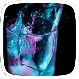 Blue Water Glass Theme иконка