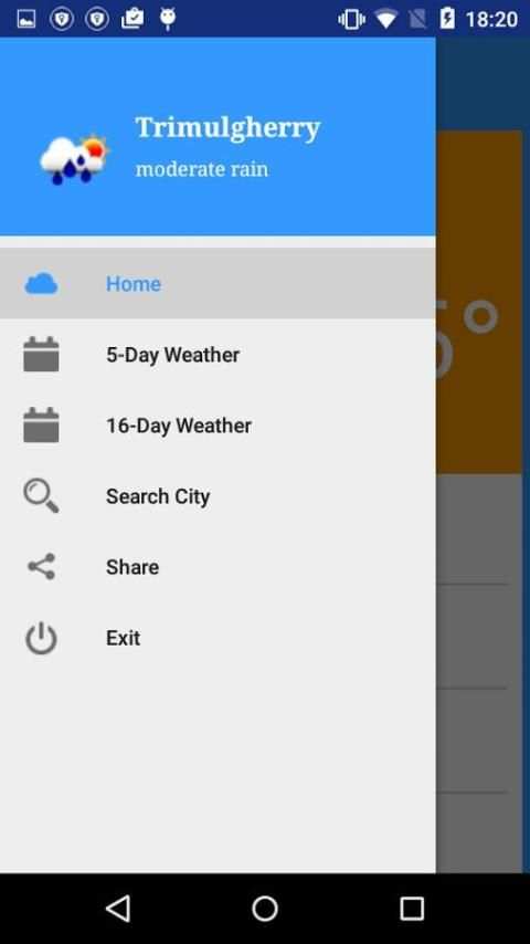 WeatherCast скриншот 4
