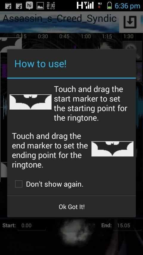 MP3 Cutter screenshot 1