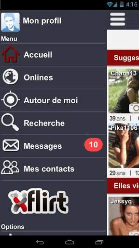 XFlirt Messenger screenshot 3