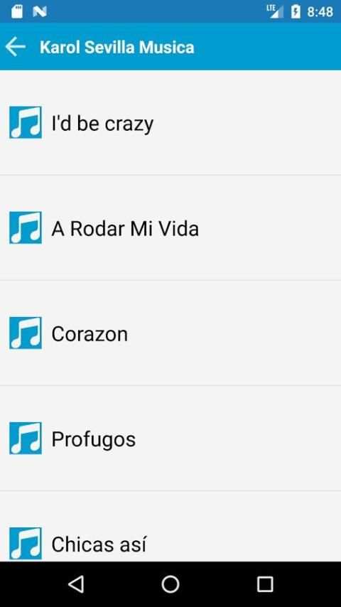 Karol Sevilla Musica y Letra screenshot 1