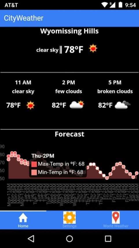 City Weather स्क्रीनशॉट 4