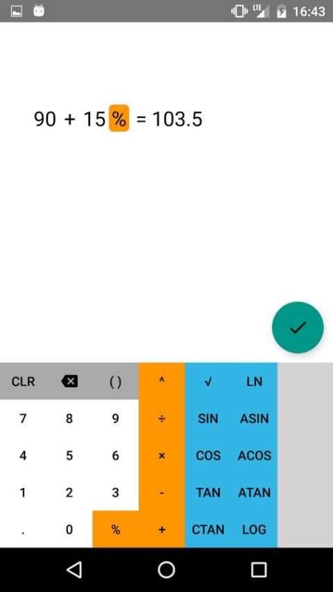 ACalc calculator made fun 4 تصوير الشاشة