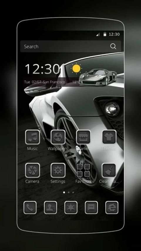 Tema Super Sports Car screenshot 4