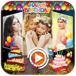 Happy Birthday Video Editor आइकन