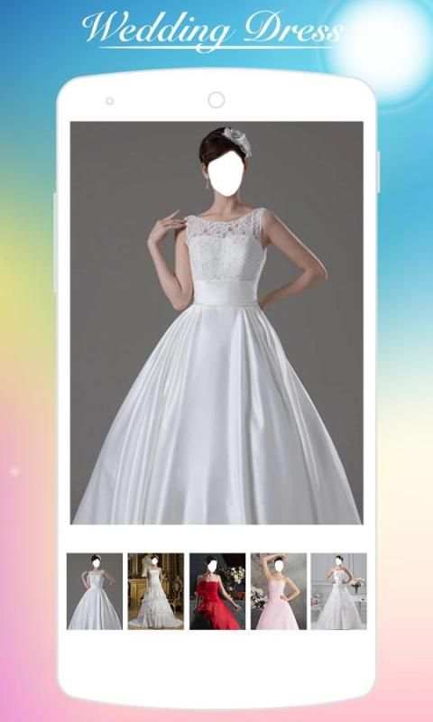 Wedding Dress Photo Montage 4 تصوير الشاشة