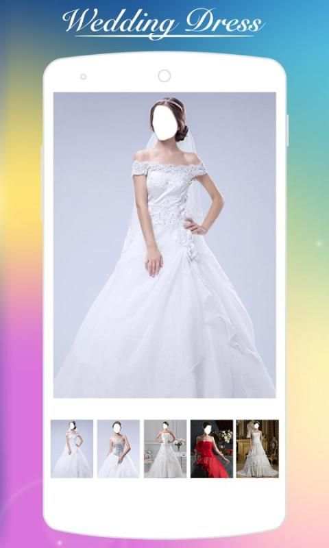 Wedding Dress Photo Montage 2 تصوير الشاشة