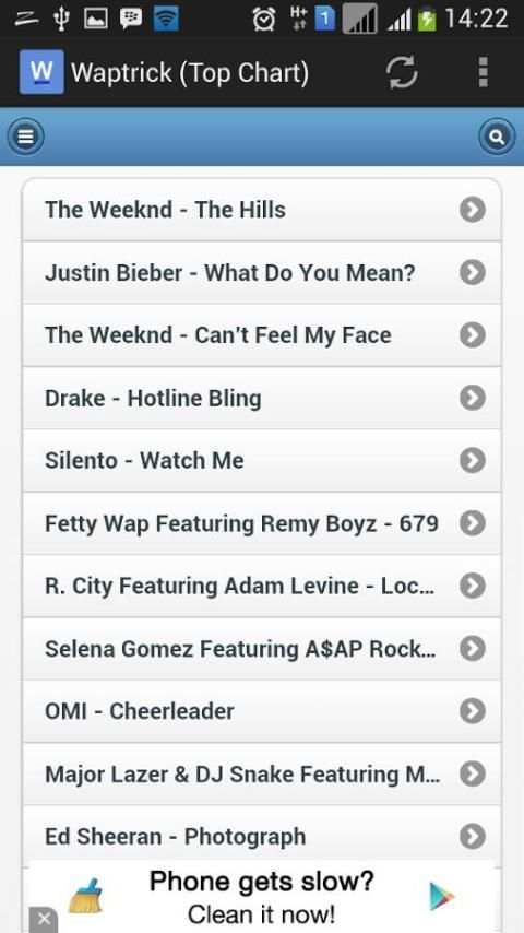 Waptrick (Top Chart) screenshot 1