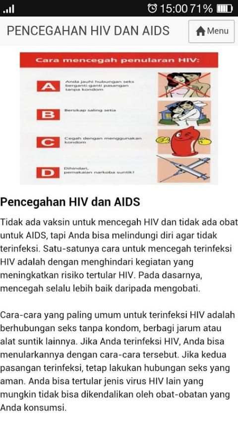 Penyakit HIV AIDS 1 تصوير الشاشة