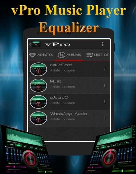 vPro Music Player Equalizer 2 تصوير الشاشة