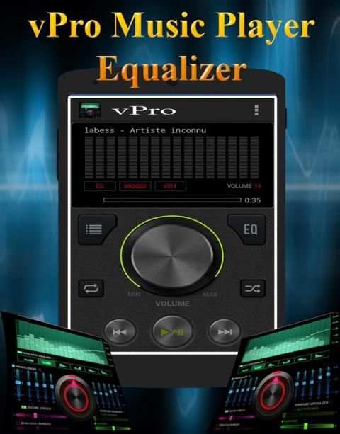 vPro Music Player Equalizer 7 تصوير الشاشة