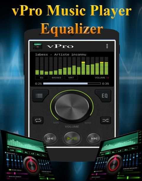 vPro Music Player Equalizer 8 تصوير الشاشة