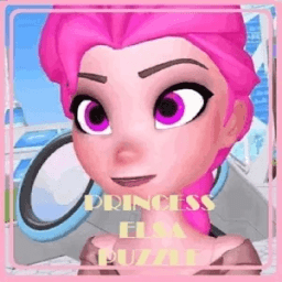 Princess Snow Queen Elsa dress icon