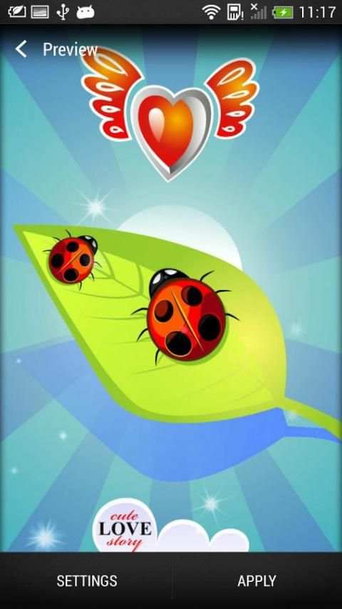 Cute Live Wallpaper screenshot 2