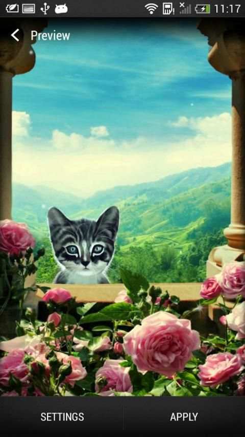 Cute Live Wallpaper screenshot 7