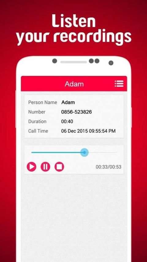 Automatic Call Recorder स्क्रीनशॉट 7
