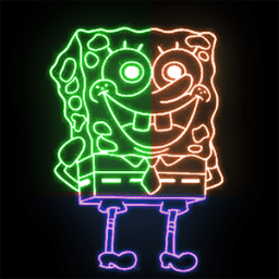 Draw Glow &amp; coloring Cartoon иконка