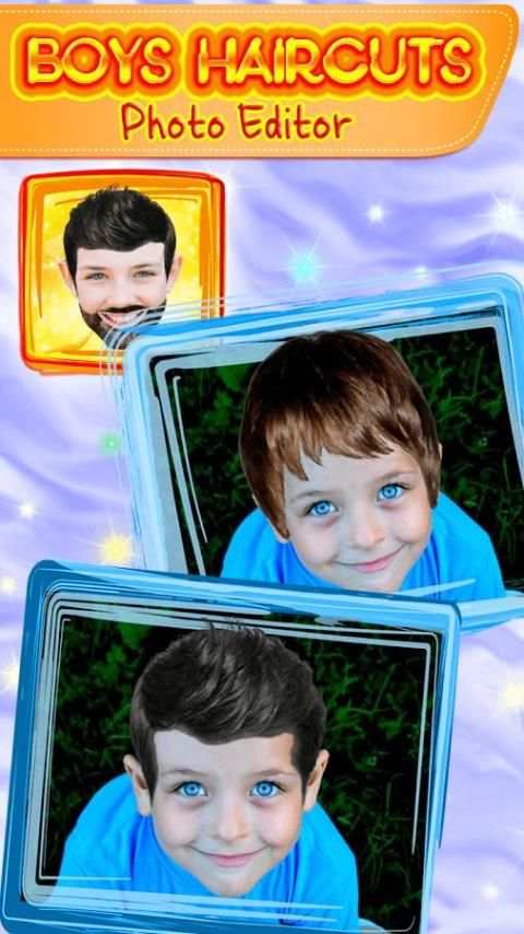 Boys Haircuts Photo Editor screenshot 3